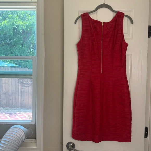 Guess Red Ruched Bodycon Mini Dress - Picture 5 of 6